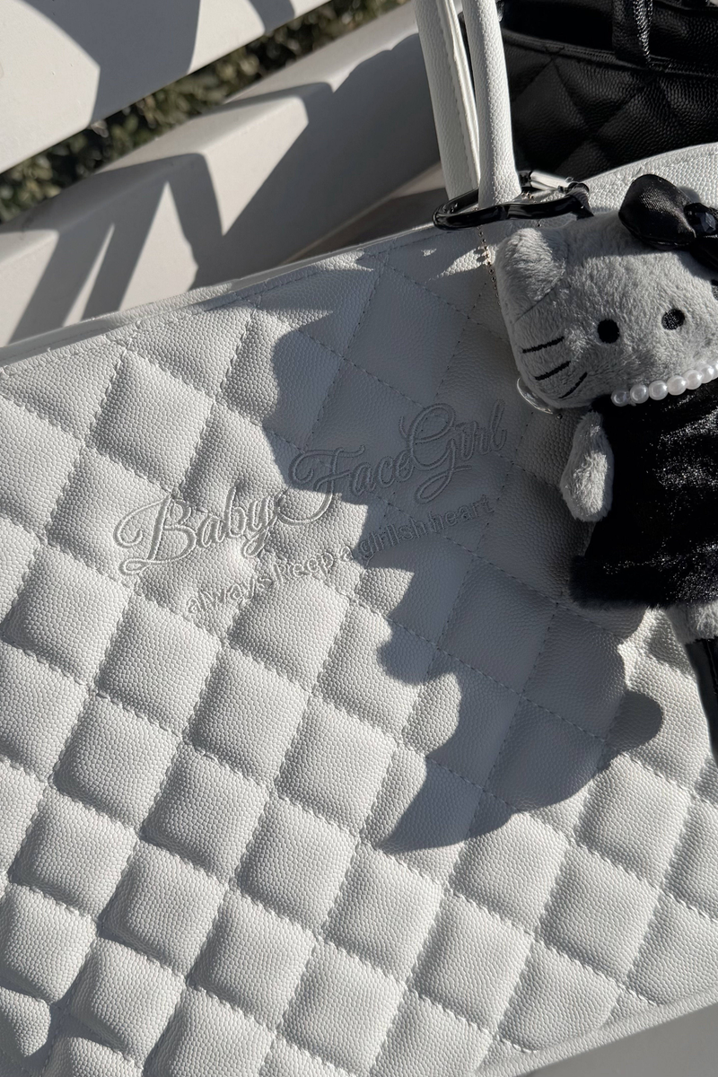 Sweet Quilted Tote Bag