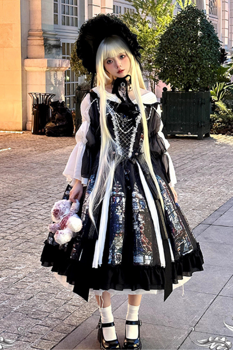 Classical Dark Gothic Lolita Dress