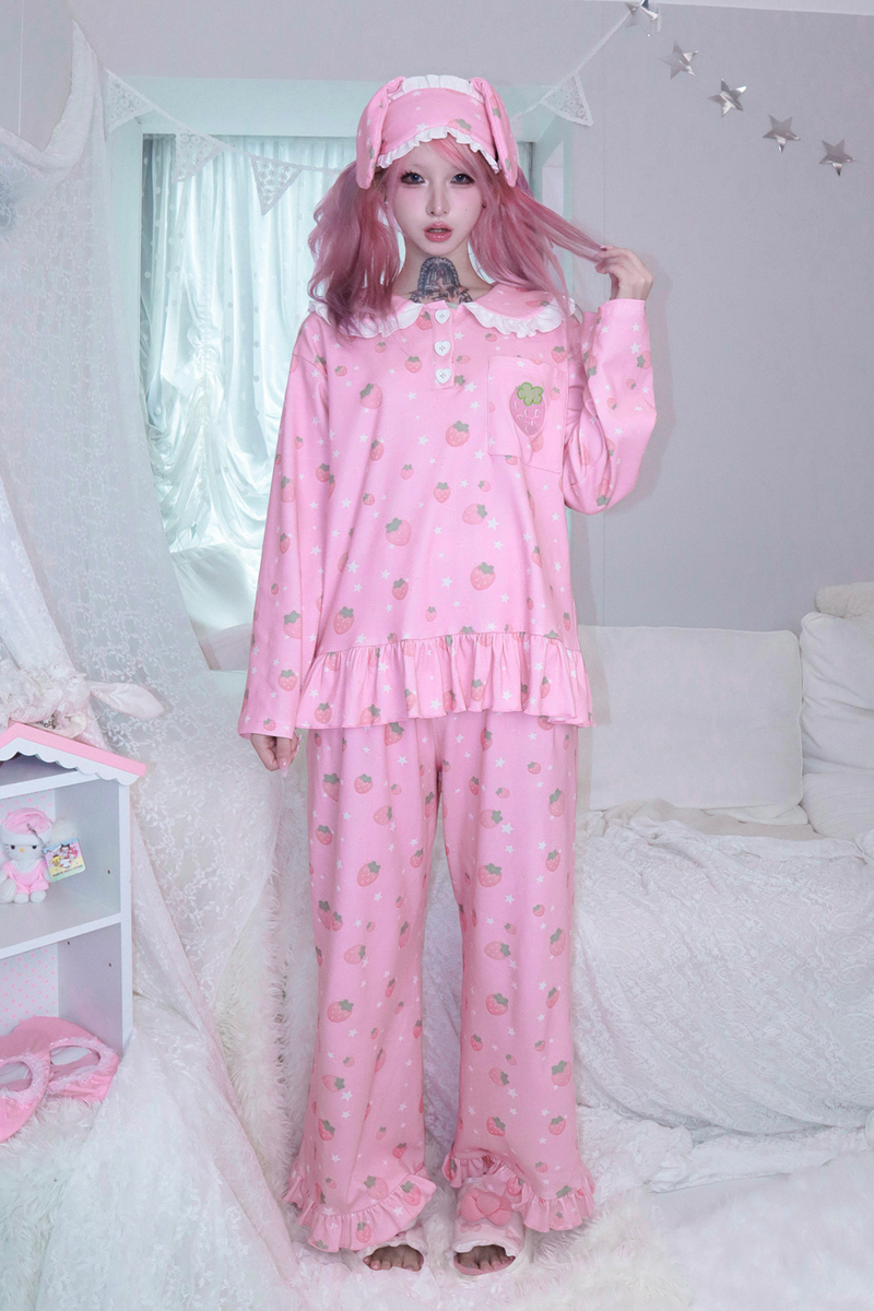 Strawberry Star Pajamas