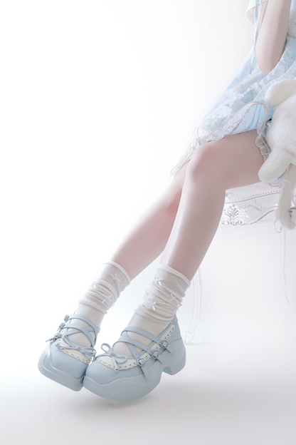 Sweet Slim Ribbon Shoes