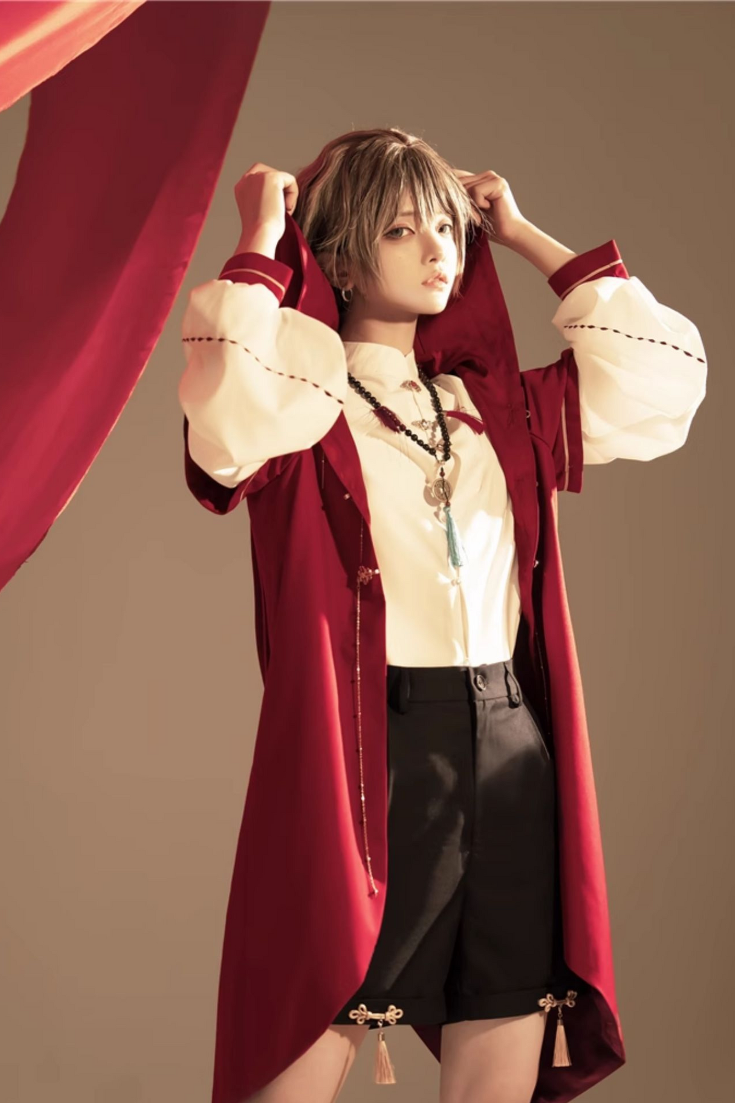 Bunny Hood Prince Outerwear + Shirt + Shorts