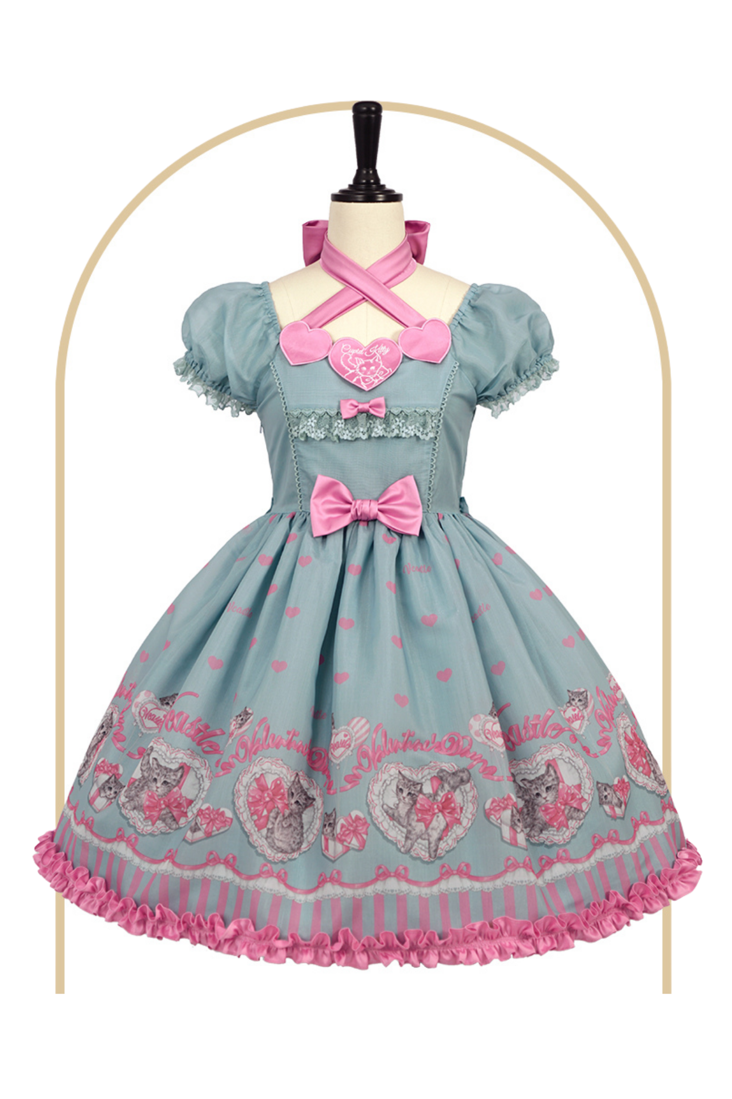 Sweet Girly Cat Jsk + Dress