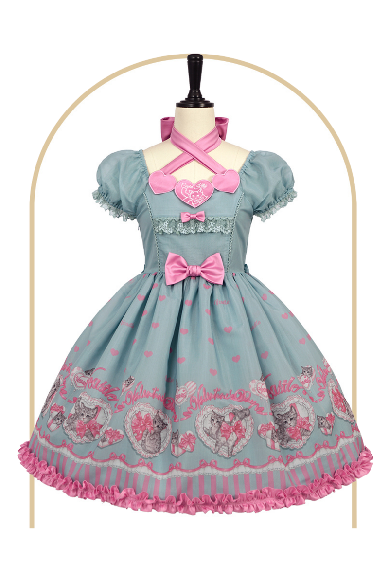 Sweet Girly Cat Jsk + Dress