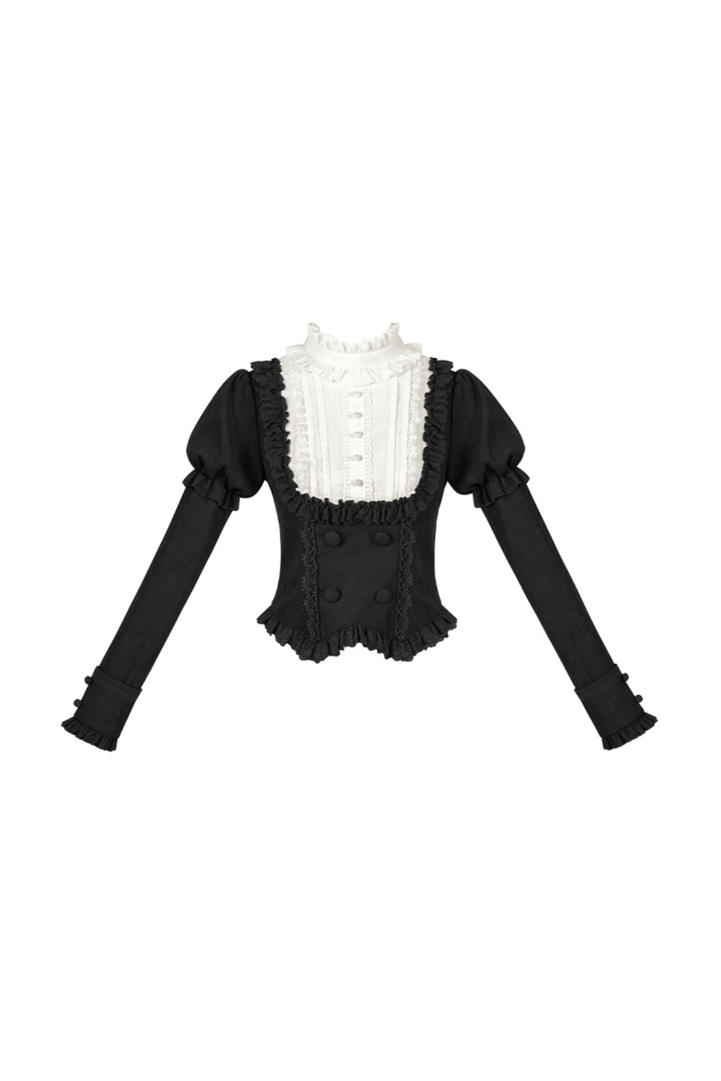 [pre-order] Classic Top + Curtain Skirt + Ribbon Collar + Hat
