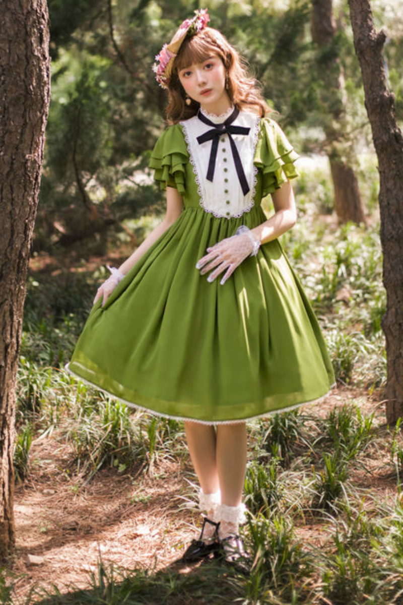 Retro Memory Flare Lolita Dress