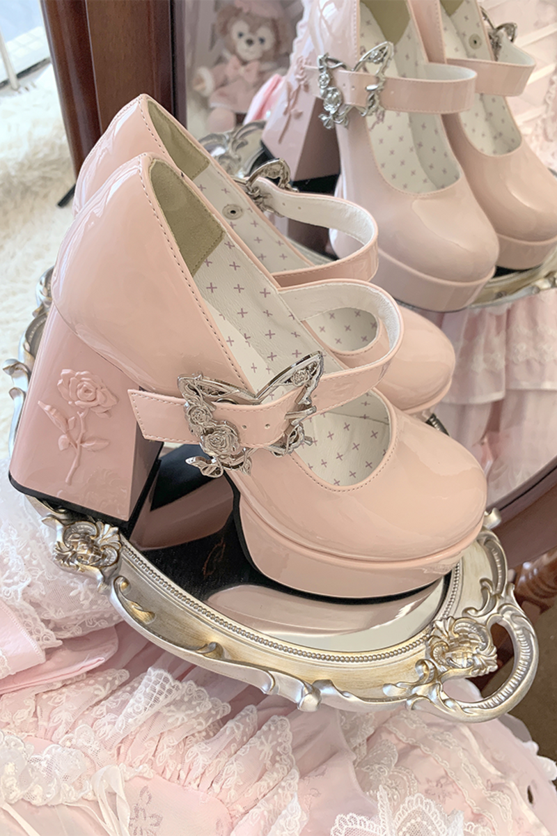 Floating Dreamland Platform Block Heel