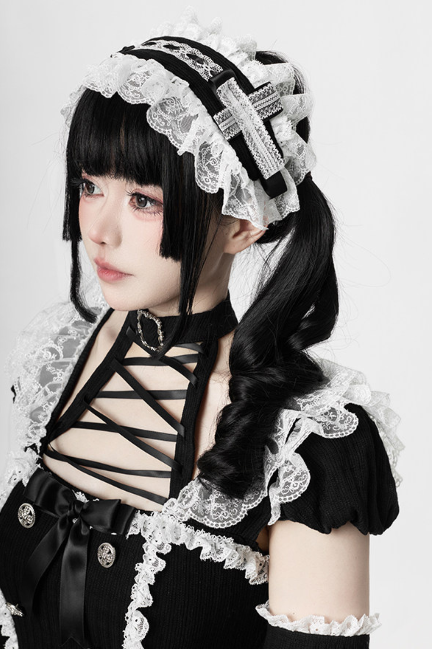 Gothic Doll Dress + Pants + Hairband