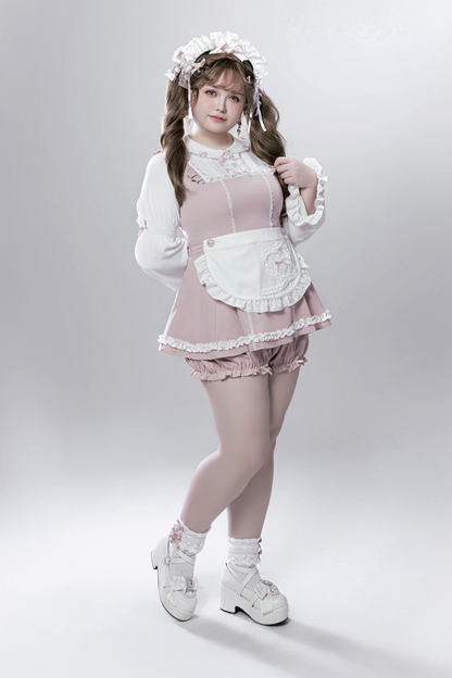 Sweet Maid Top + Shorts + Apron