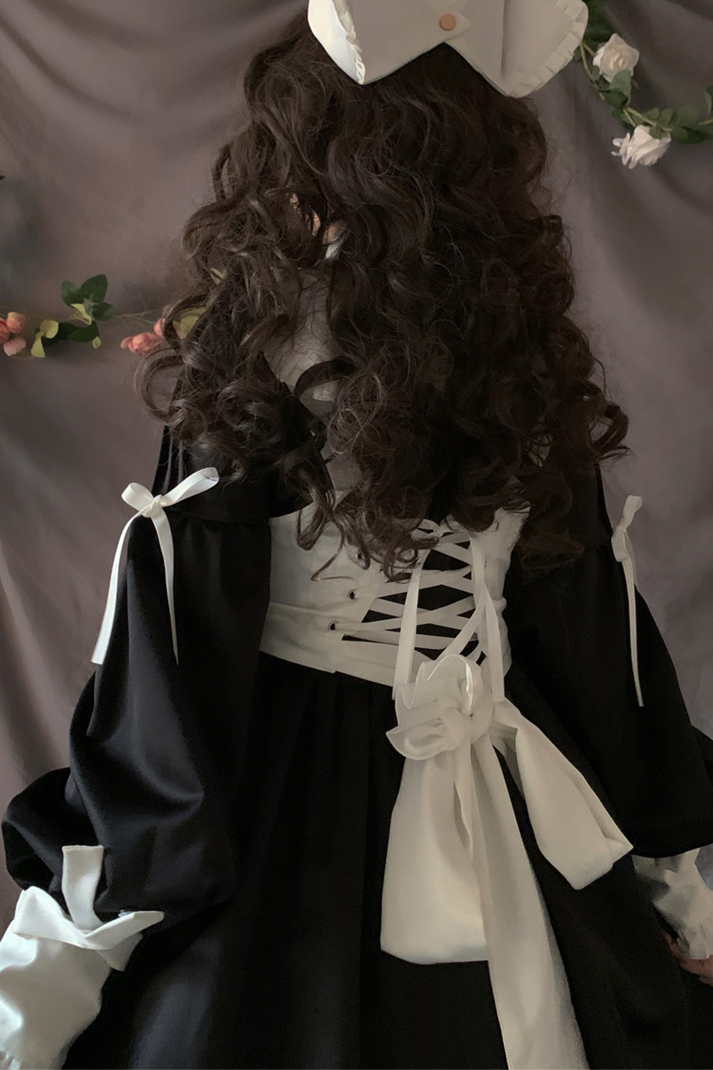 Lantern Angel Maid Lolita Dress + Apron + Detachable Collar