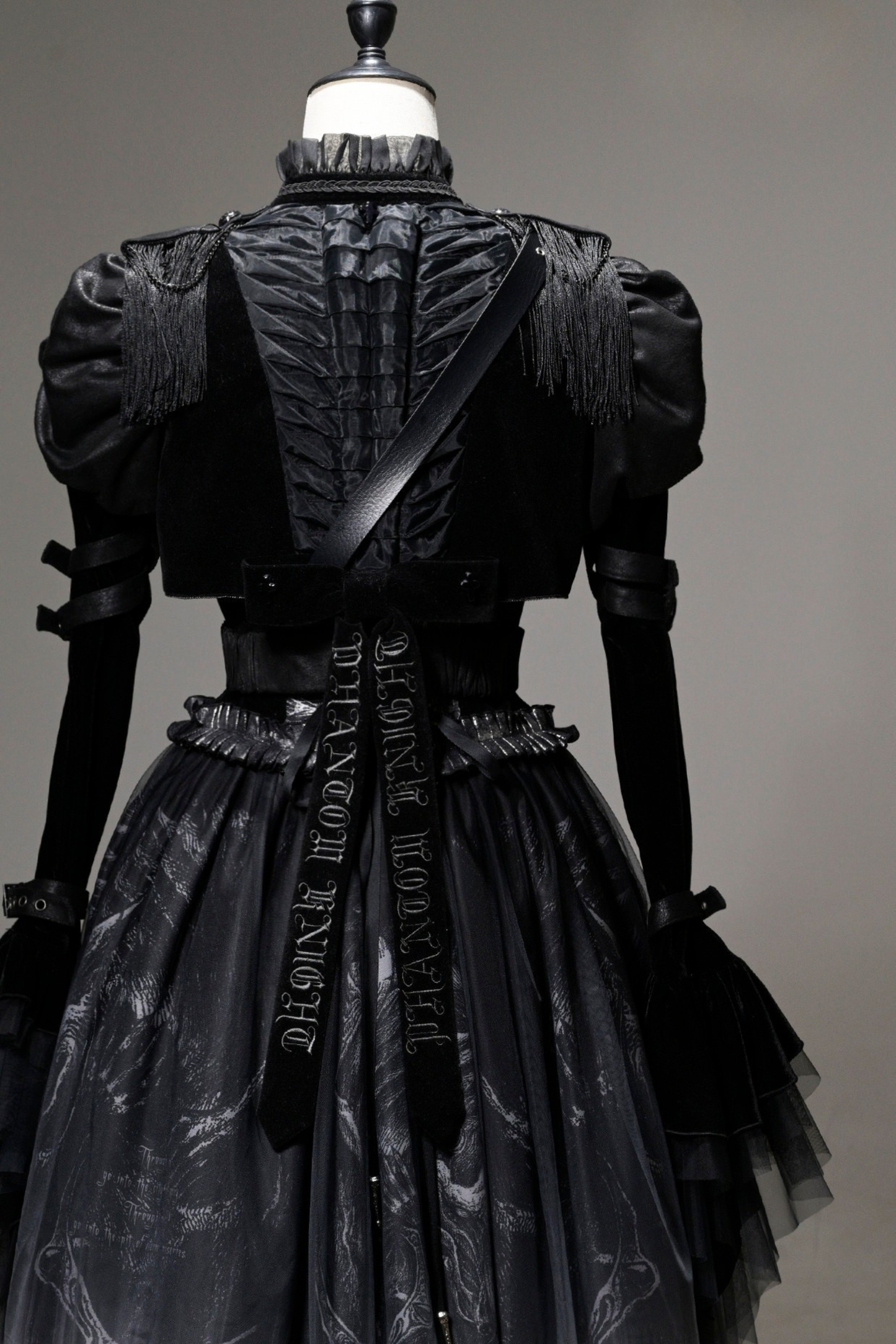 [pre-order Deadline: June 8] Phantom Knight Dark Gothic Military Dress Full Set (jacket + Bustier Top + Skirt)