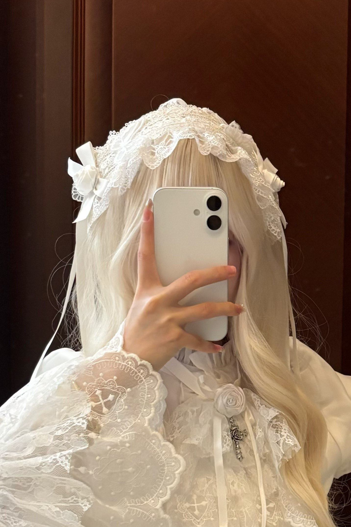 [pre-order Deadline: March 18] Dark Gothic Lolita Skirt + Shirt + Headband + Hat + Sleeve