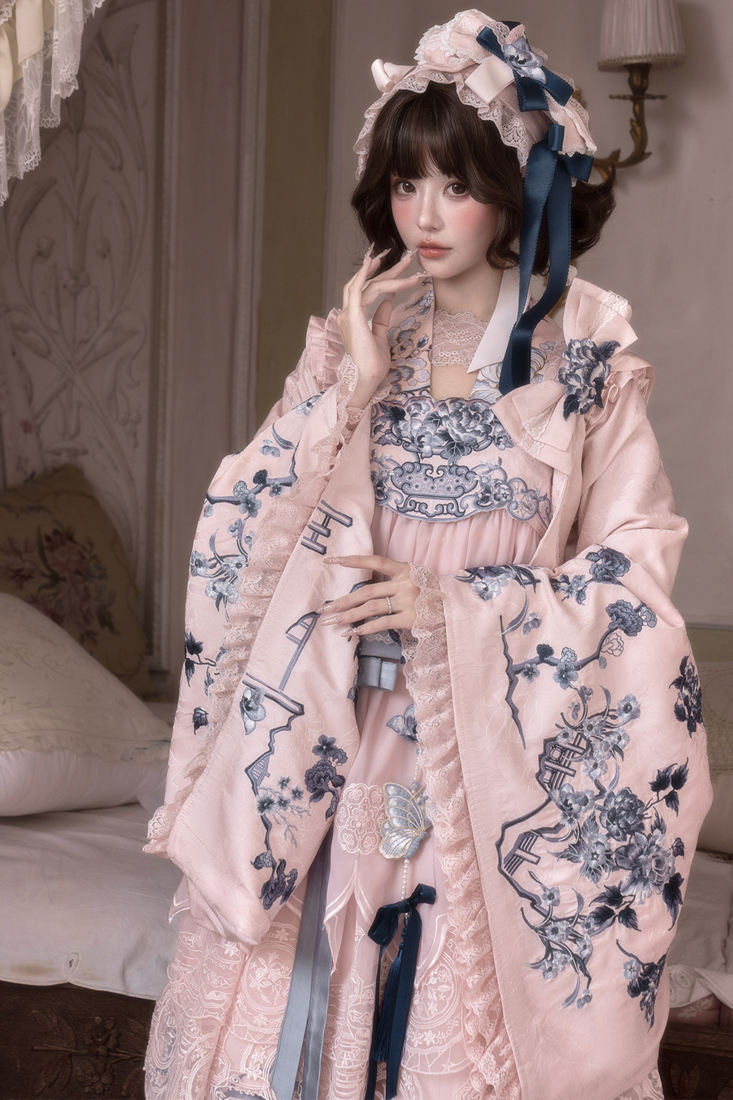 Sweet Chinese-style Cape Jacket