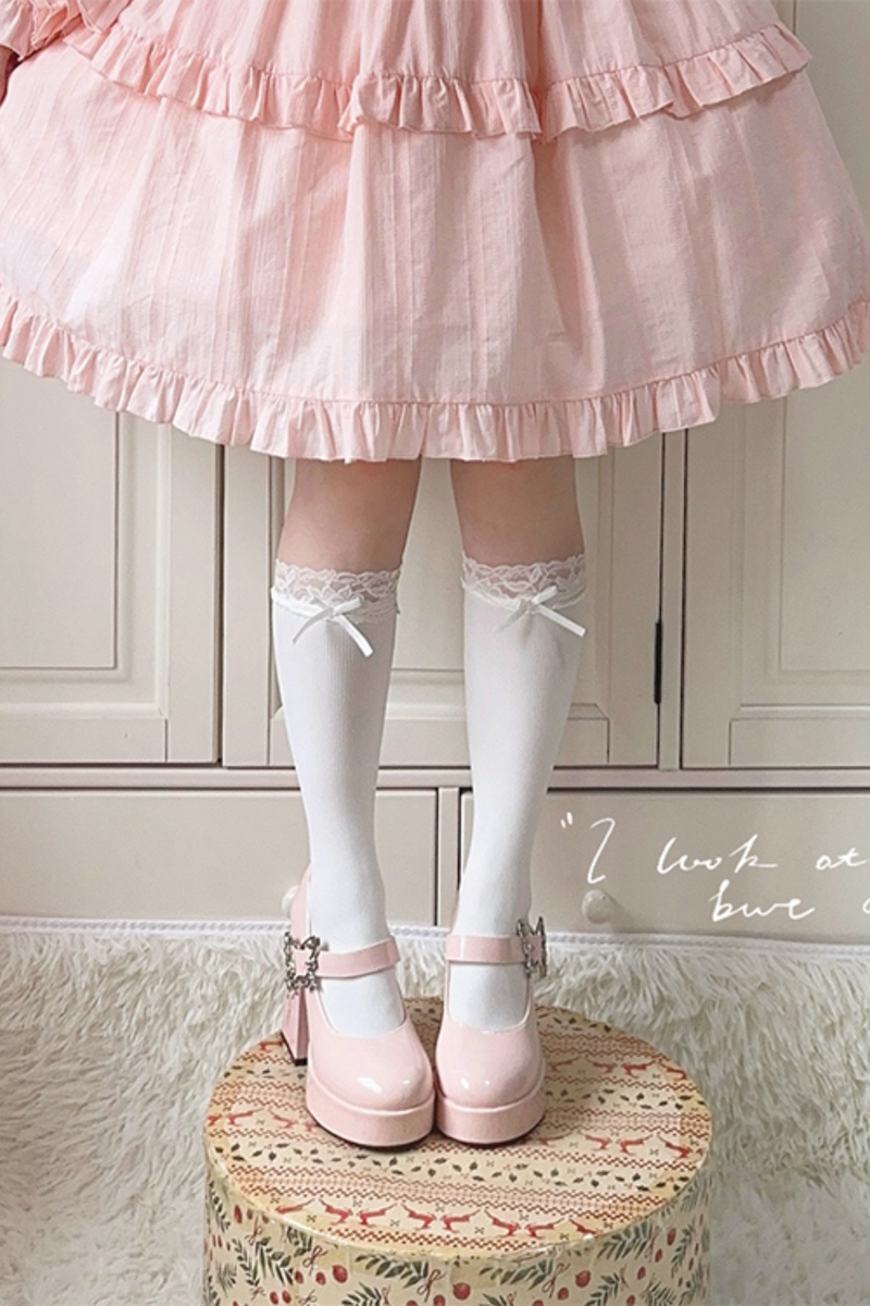 Floating Dreamland Platform Block Heel