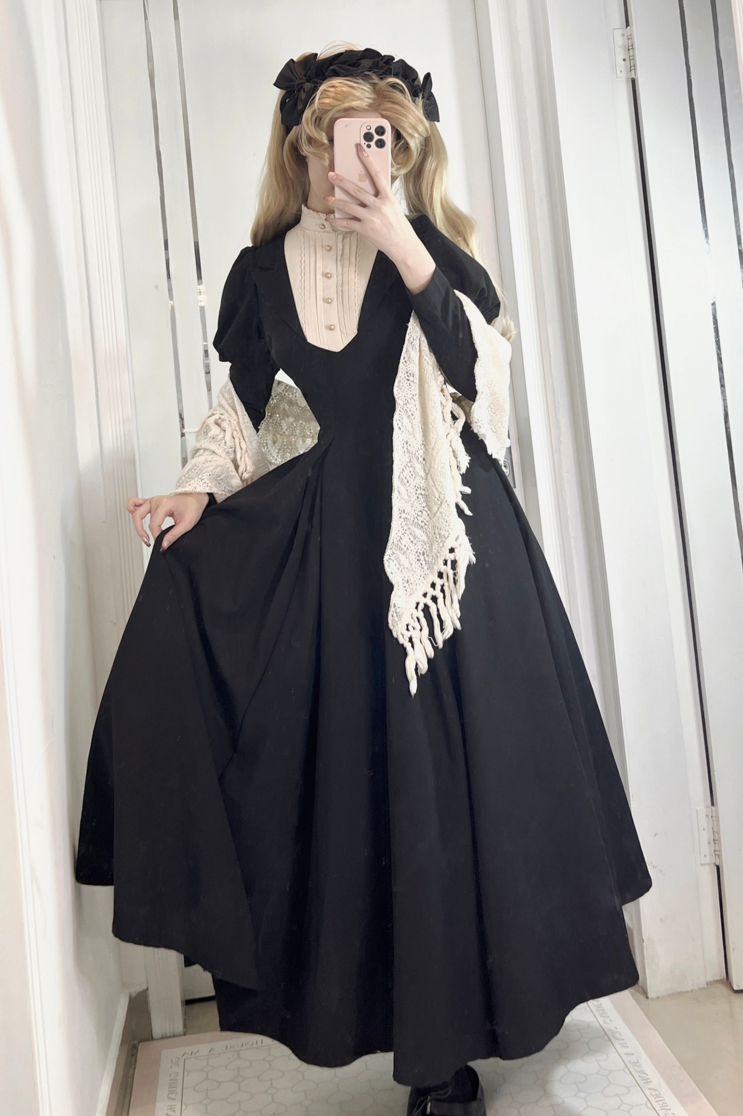 Gothic Flared Long Lolita Dress