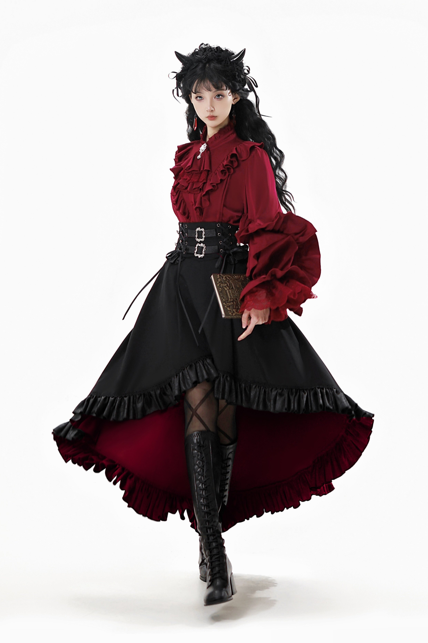 [pre-order Deadline: March 16] Classical Lolita Shirt + Asymmetrical Skirt + Fishtail Skirt + Shorts