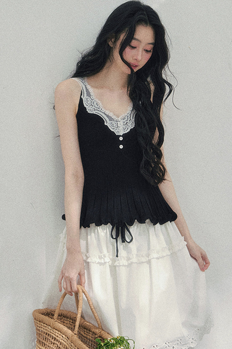 French Lace Jacket + Camisole