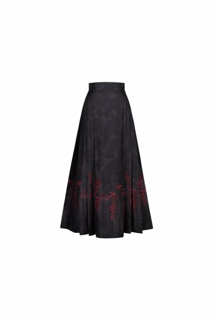 Gothic Corset Top + Short Coat + Hose + Curtain + Skirt + Flower + Bonnet