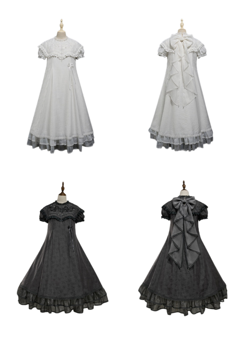 Rainbow Angel Lolita Jumper Skirt + Rainbow Dress + Monochrome Long Dress + Monochrome Jumper Skirt