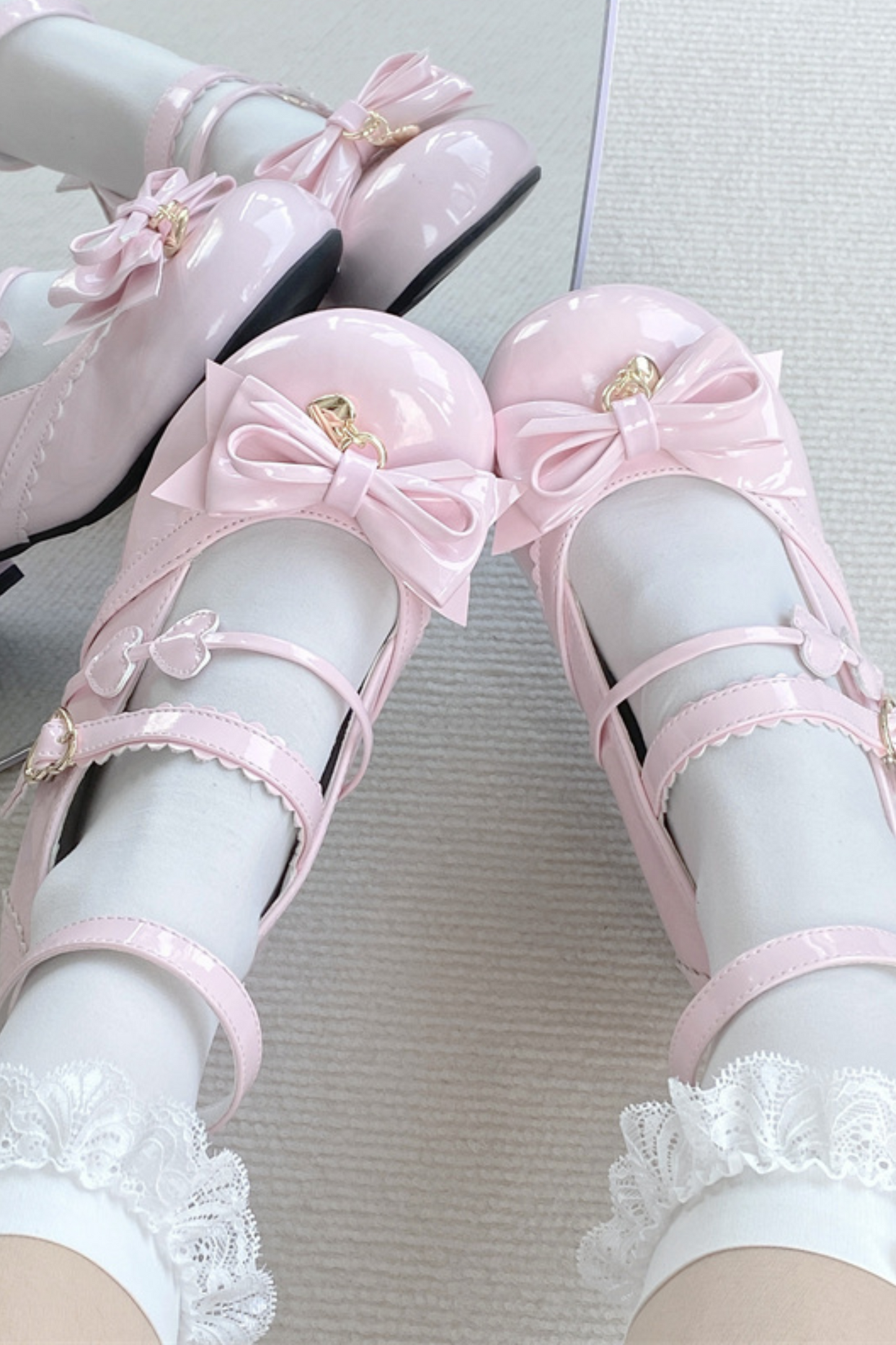 Biscuit Lolita Heel Round Toe Shoes