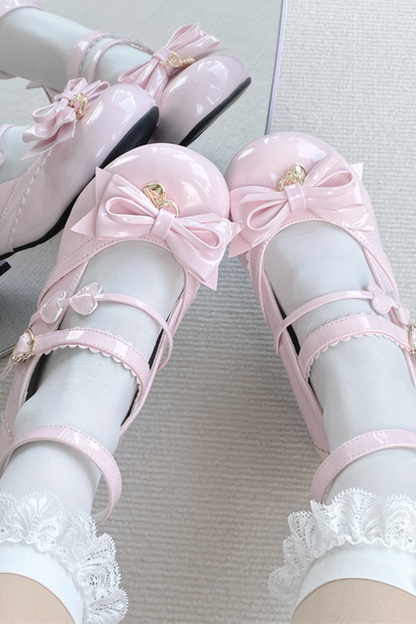 Biscuit Lolita Heel Round Toe Shoes