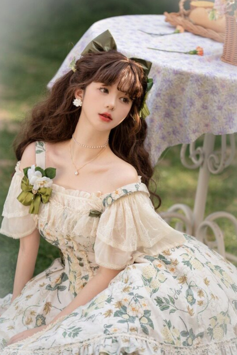 Camellia Moon River Jumper Skirt