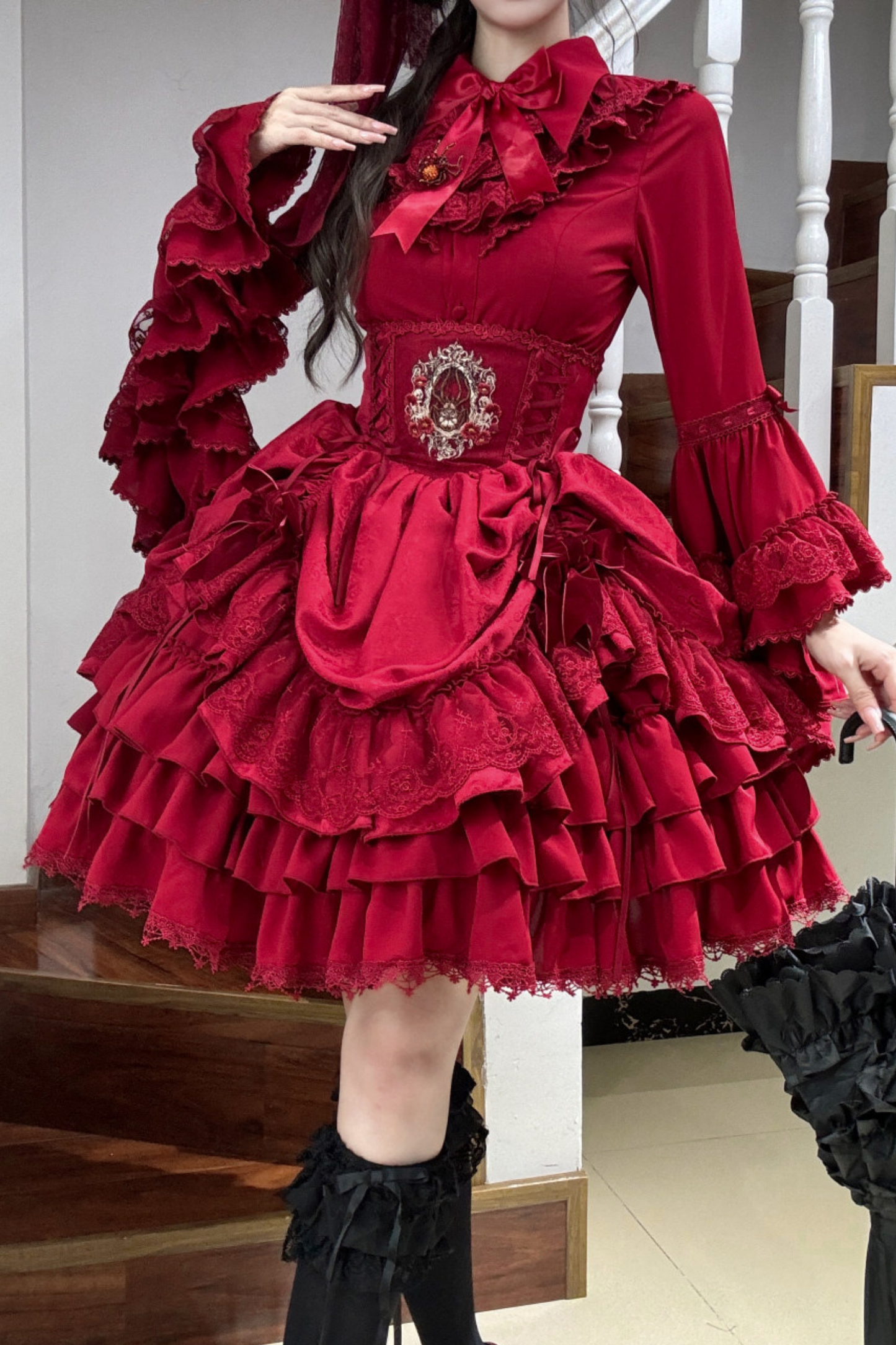 Moon River Gothic Skirt + Cape + Top + Bow