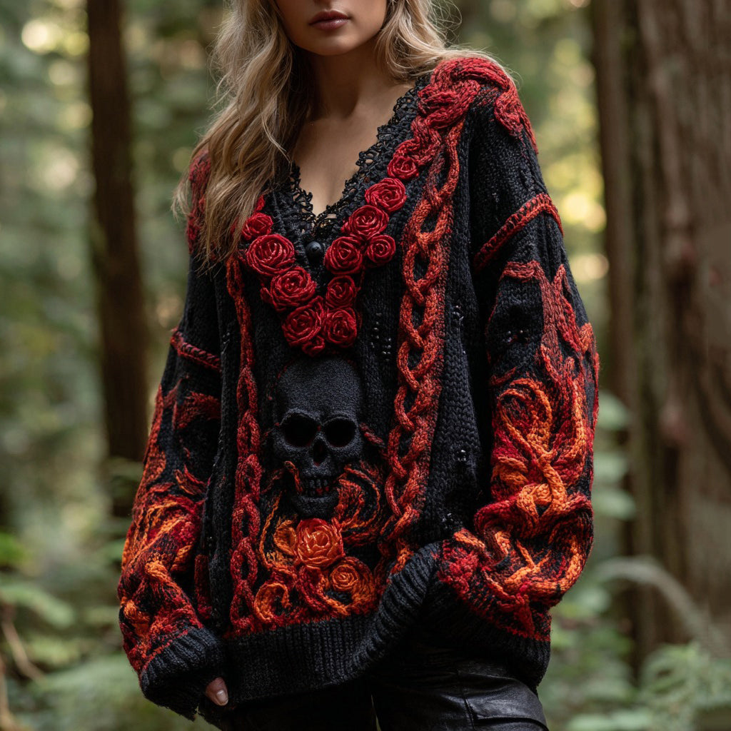 Classic Vintage Sweater with a Flattering Fit