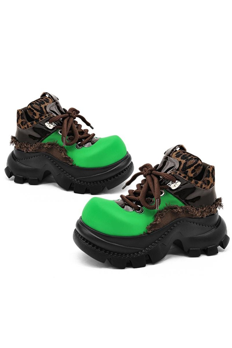 Leopard Y2k Chunky Sneakers