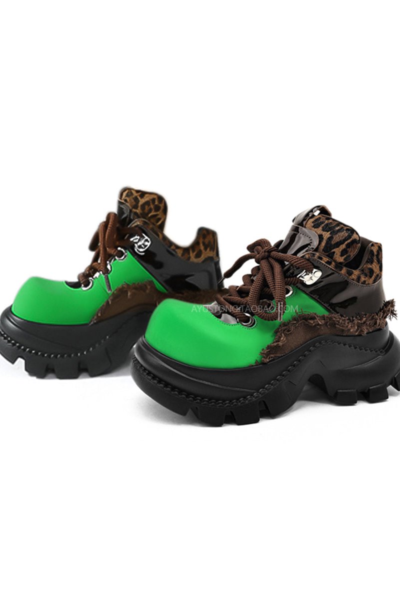 Leopard Y2k Chunky Sneakers