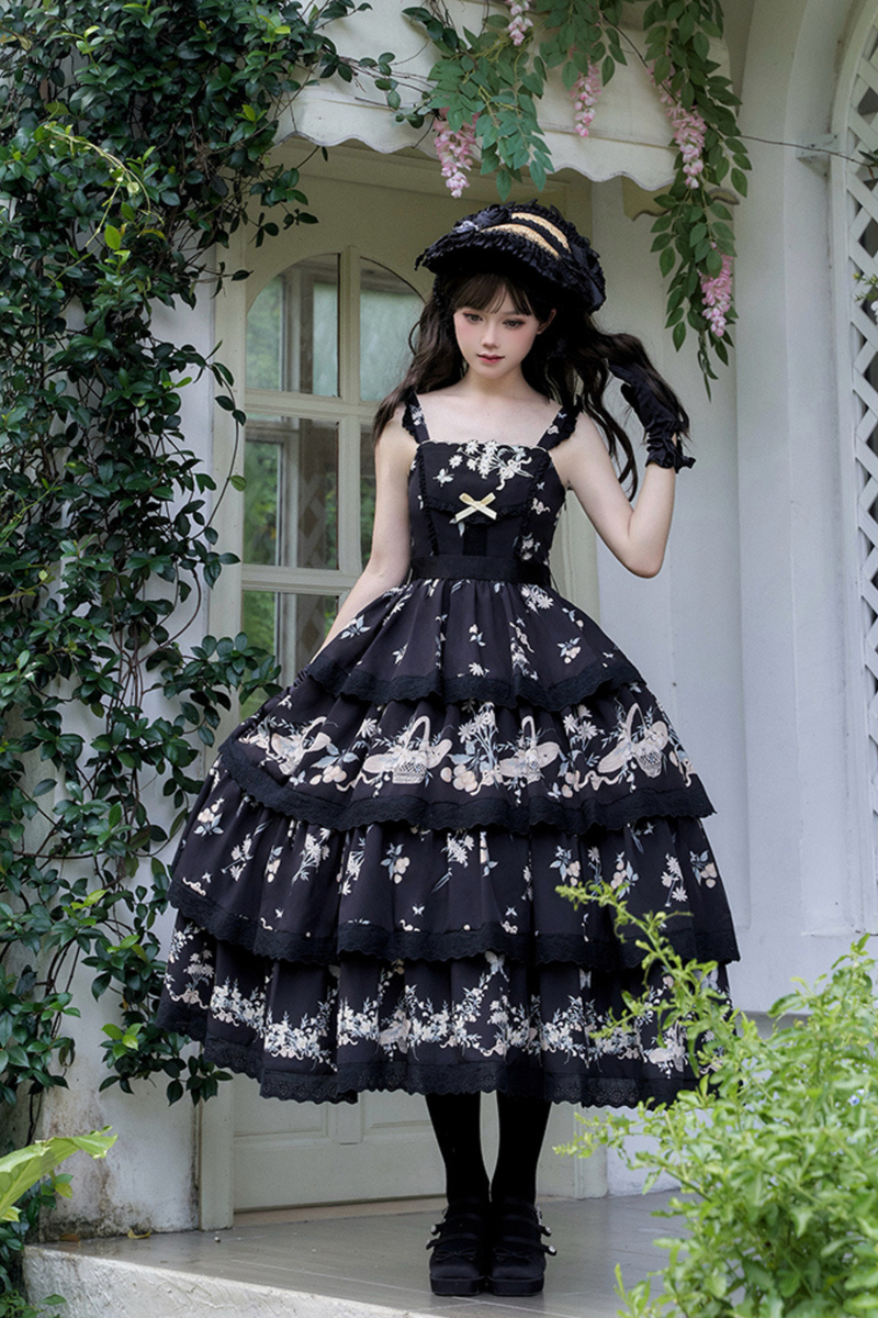 Pastoral Print Lolita Set