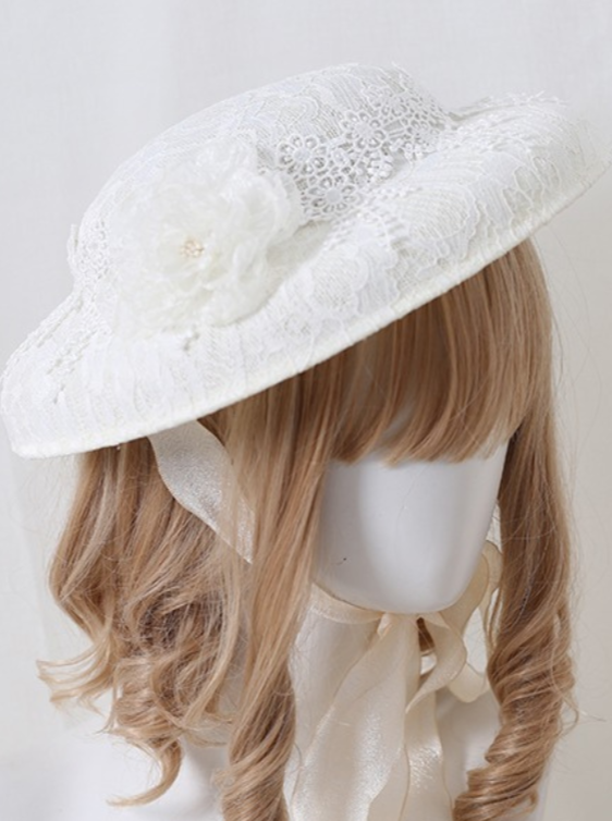 Retro Linen Flat Hat