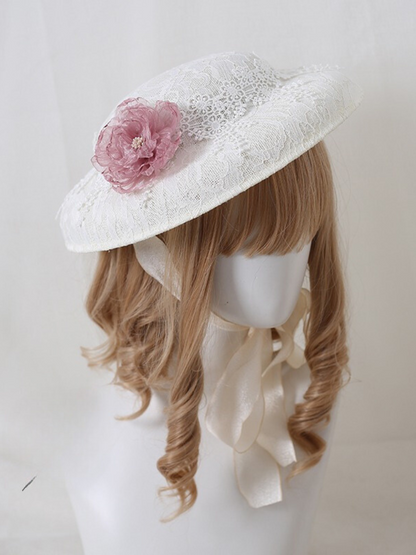 Retro Linen Flat Hat