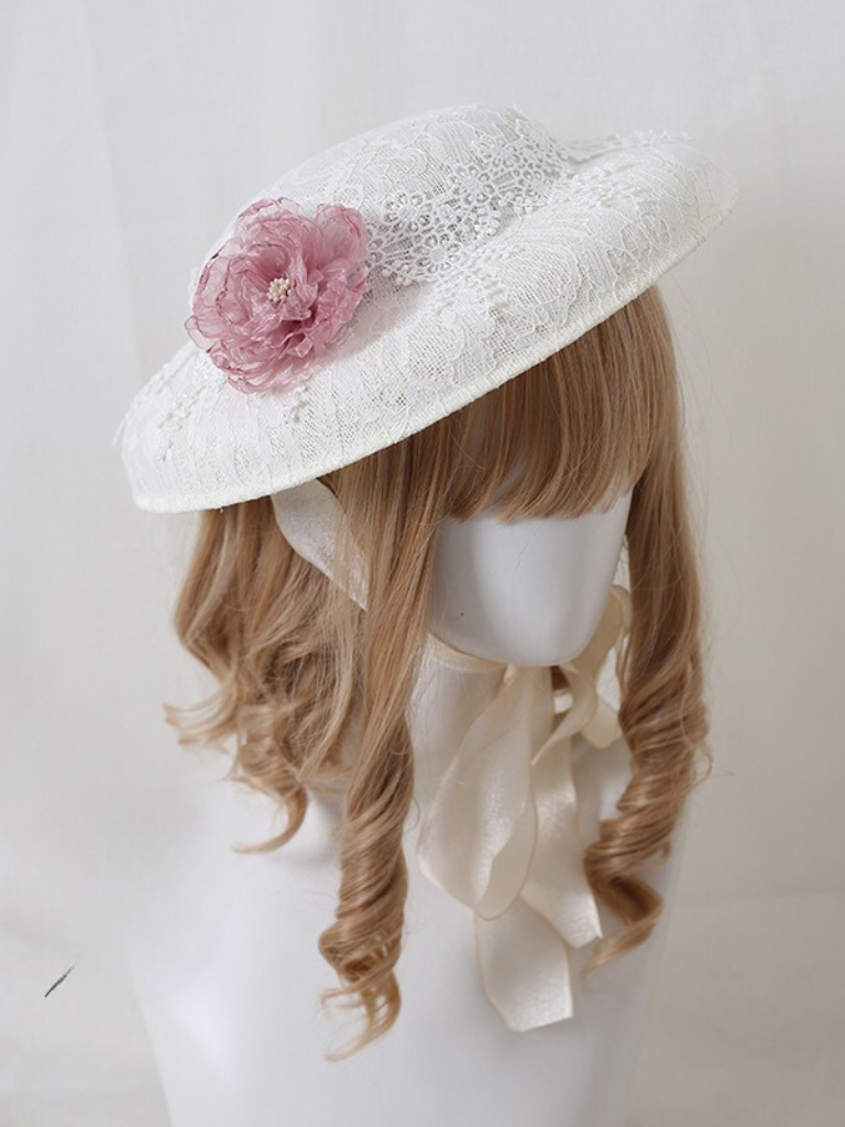 Retro Linen Flat Hat