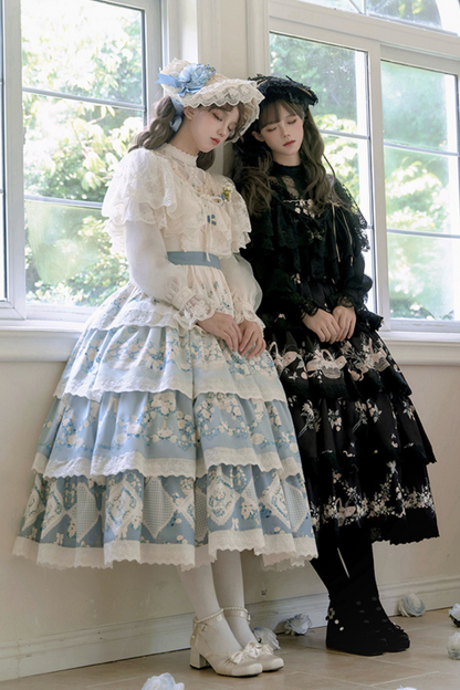 Pastoral Print Lolita Set