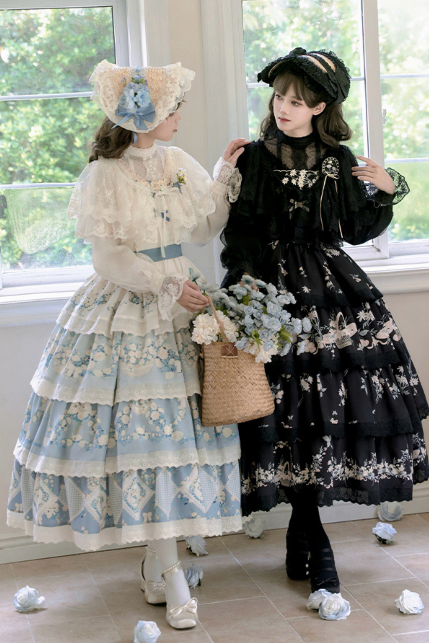Pastoral Print Lolita Set