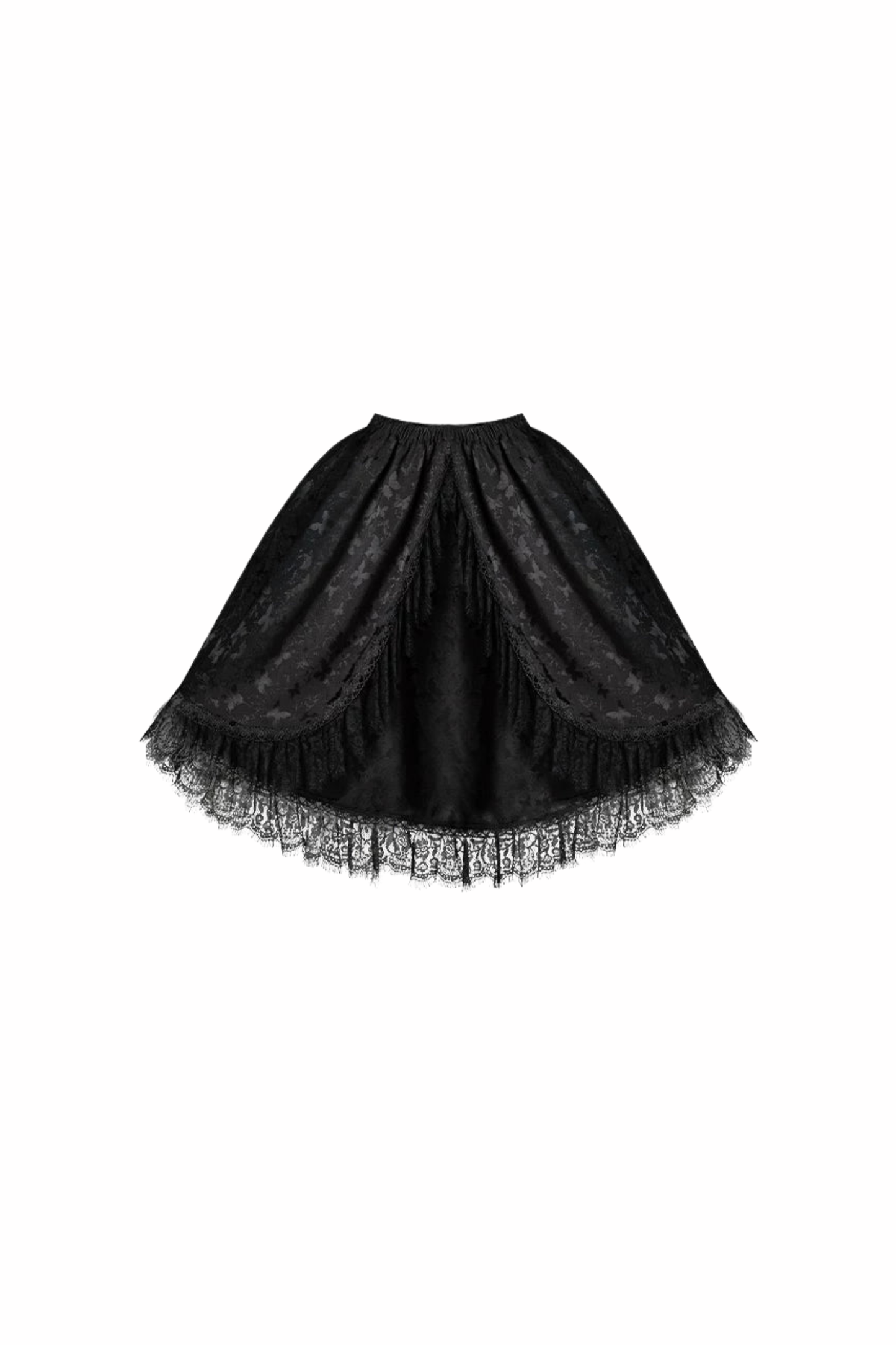 Gothic Corset Top + Short Coat + Hose + Curtain + Skirt + Flower + Bonnet