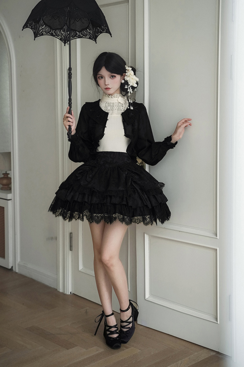 Low V-neck Knit Stretch Slim Dress