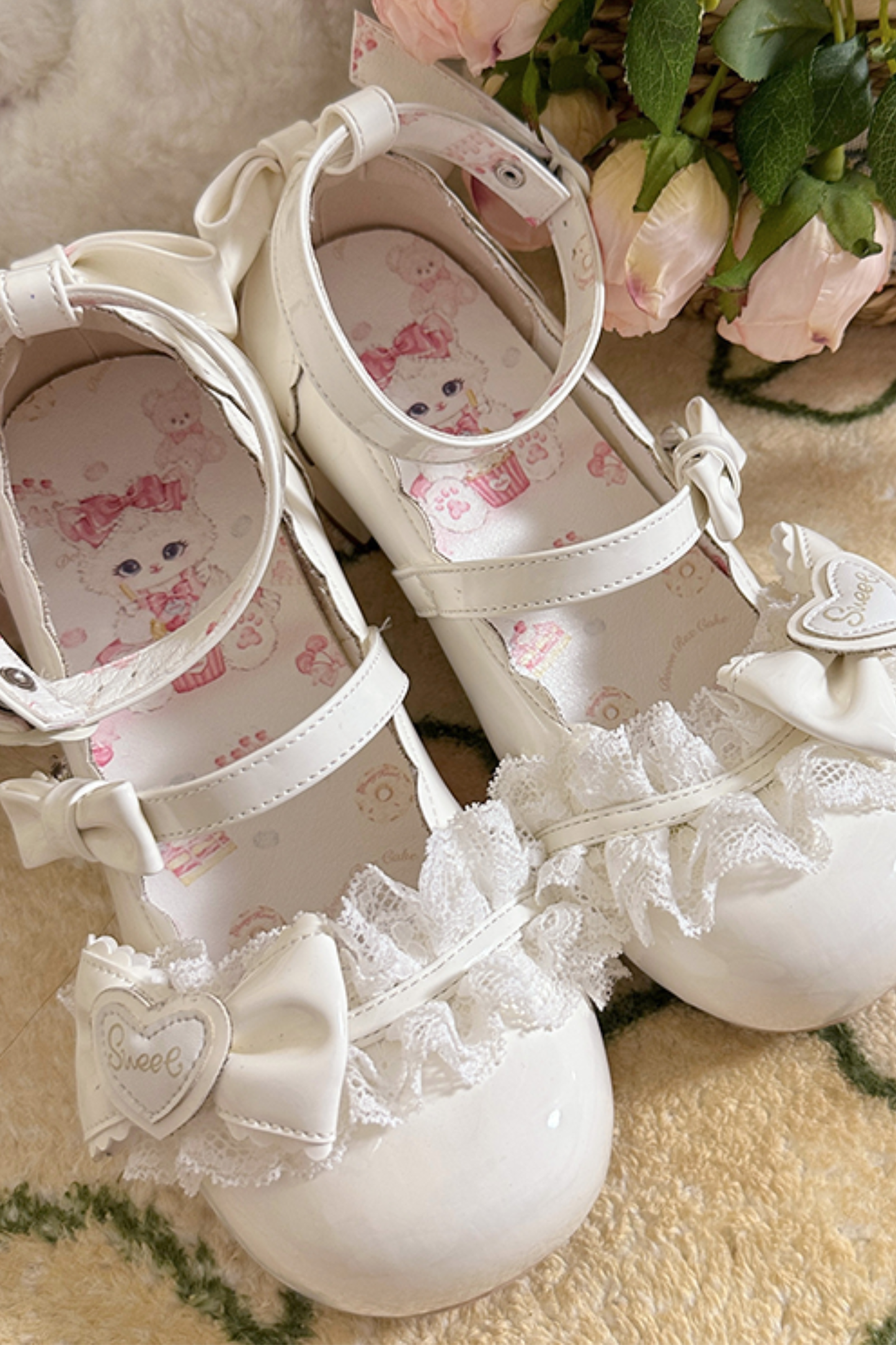 Lace Ribbon Lolita Shoes