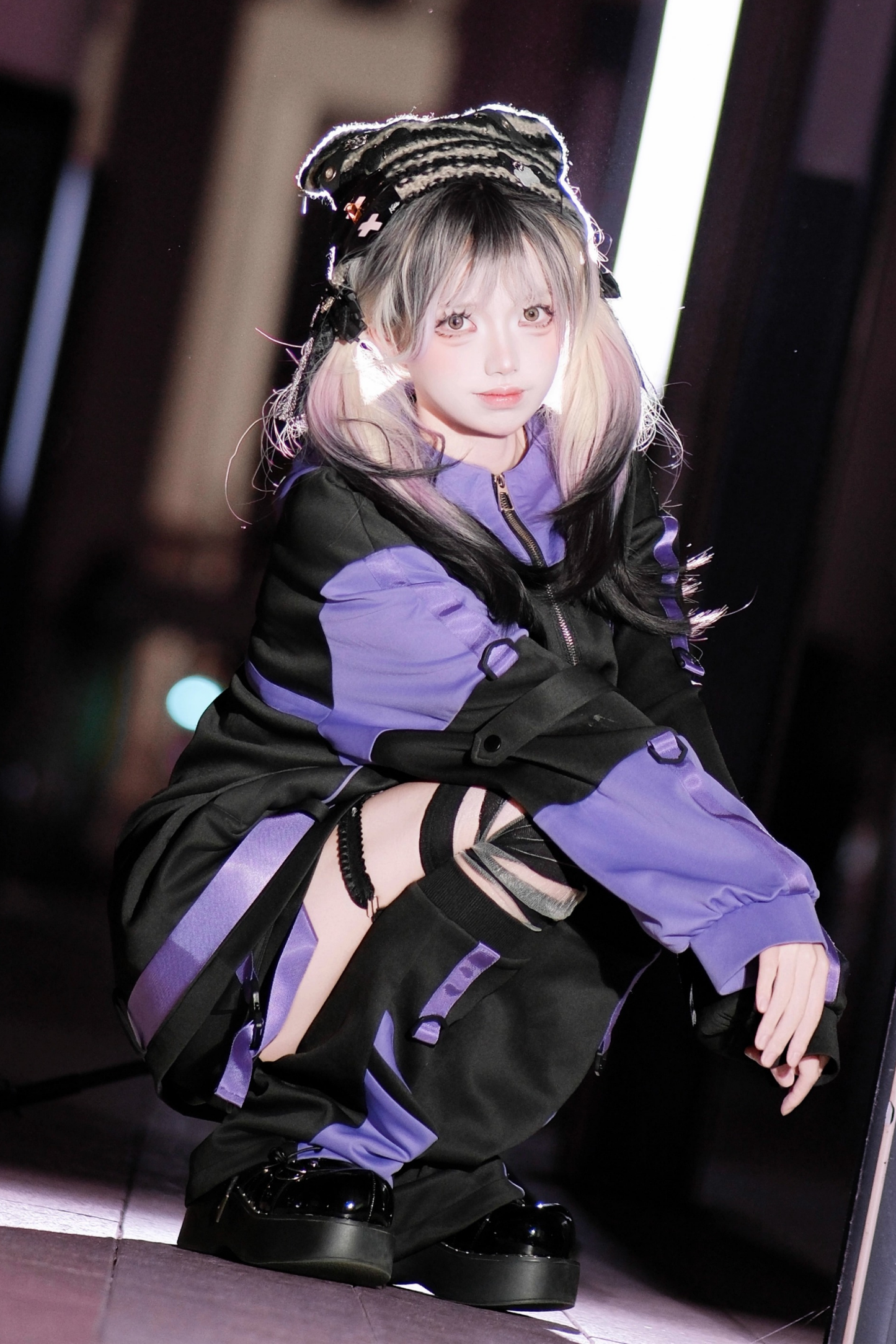 Cyber Subculture Jersey Jacket + Shorts + Leg Covers