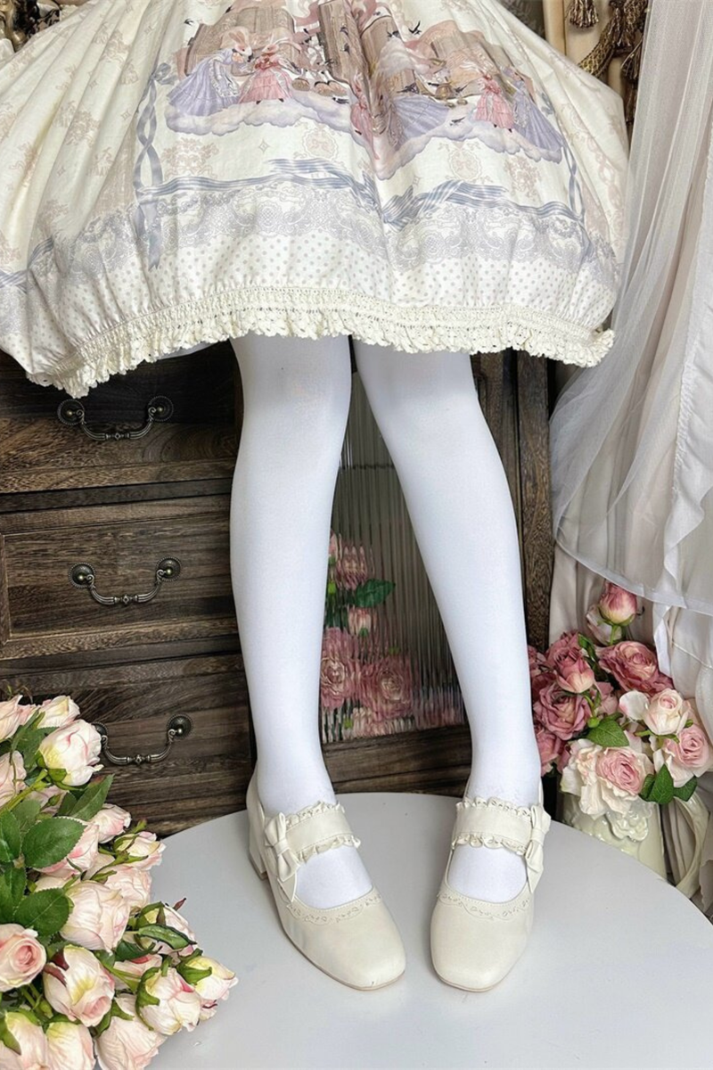 Butterfly Mid Heel Lolita Shoes