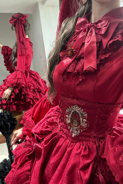 Moon River Gothic Skirt + Cape + Top + Bow
