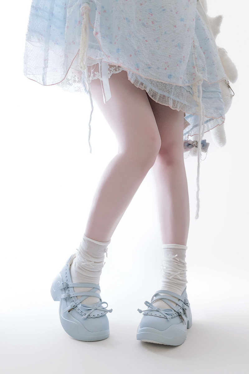 Sweet Slim Ribbon Shoes