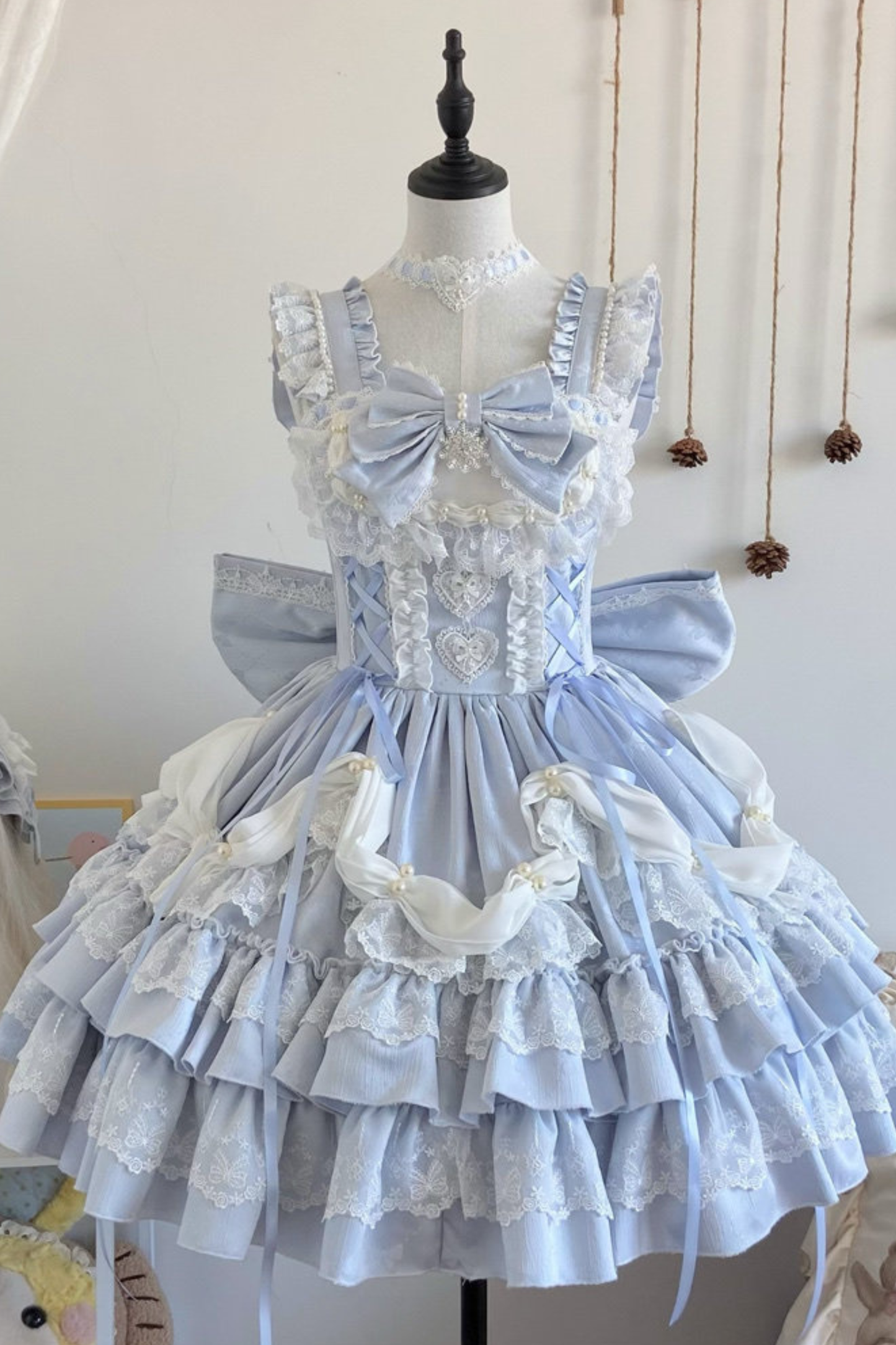 Sweet Ruffle Tiered Lolita Dress