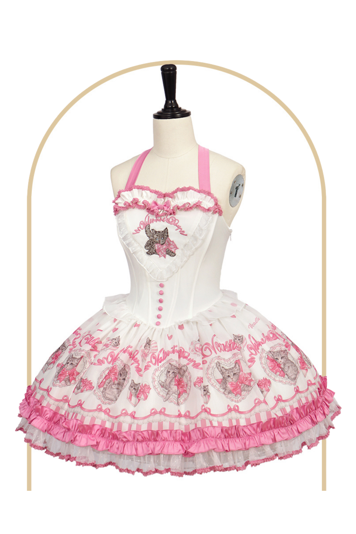 Sweet Girly Cat Jsk + Dress