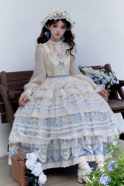 Pastoral Print Lolita Set