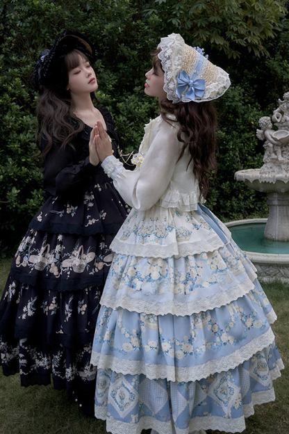 Pastoral Print Lolita Set