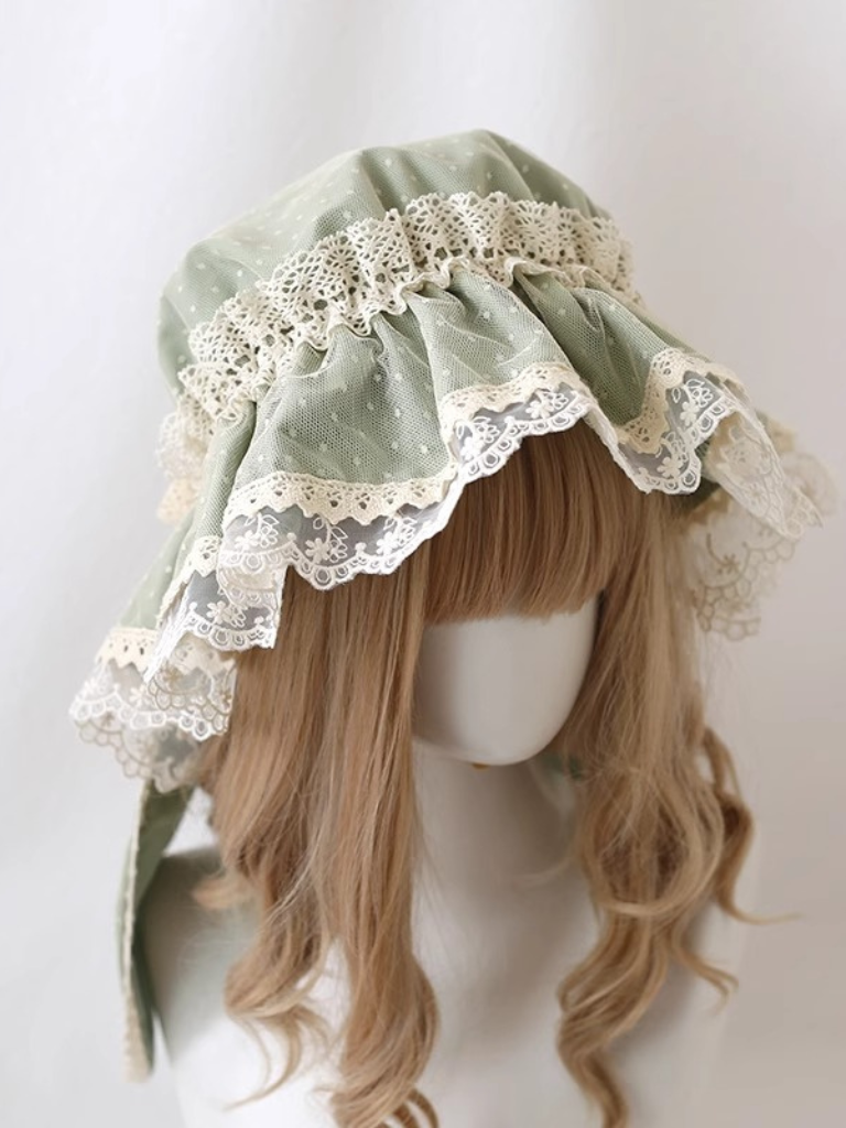 Retro Lolita Bunny Lace Hat