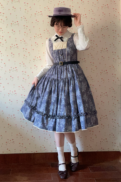 Sketch Wild Rose Lolita Jumper Skirt