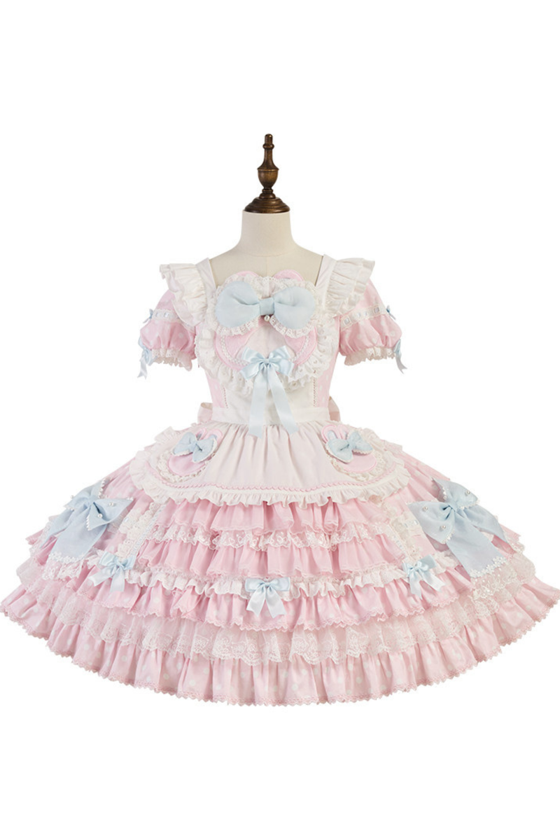 Sweet Lolita Cake Maid Dress