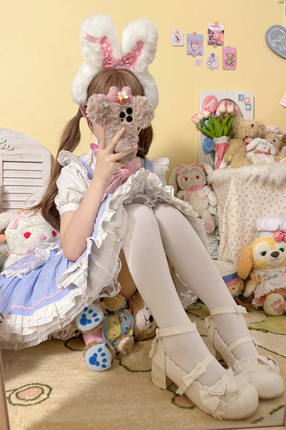 Lace Ribbon Lolita Shoes